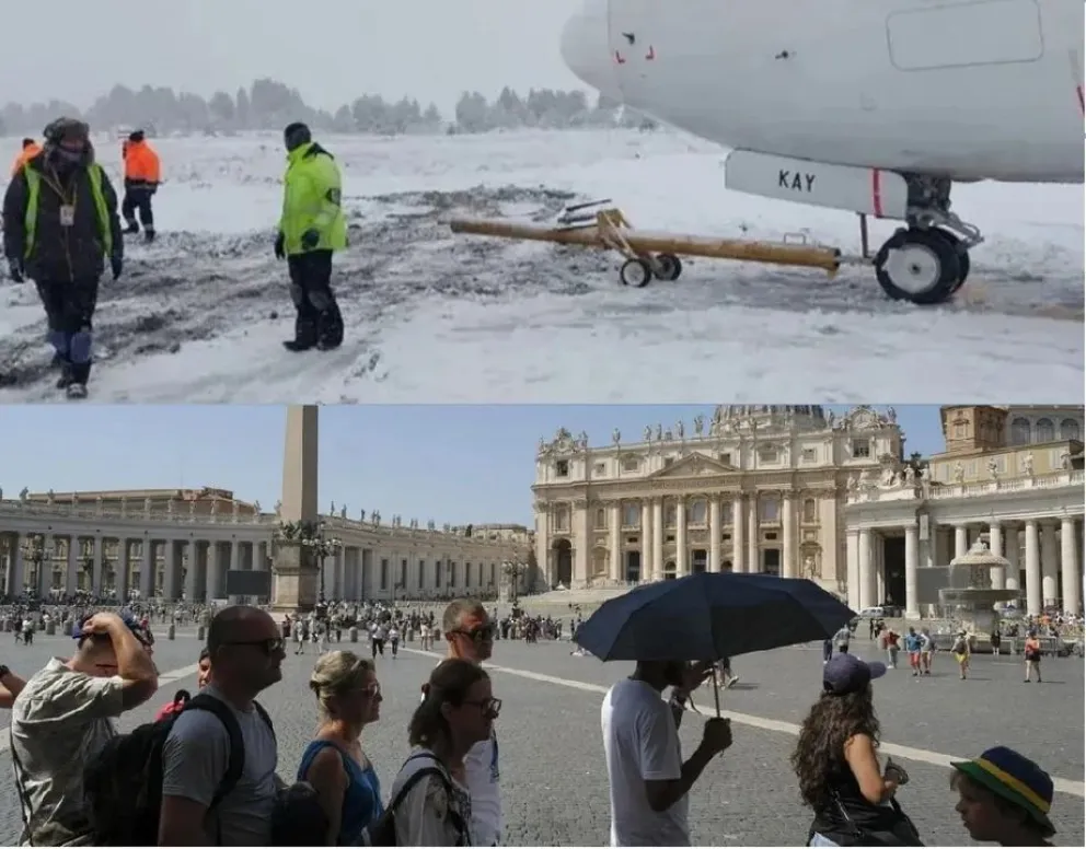 El Niño se va y deja intensas nevadas en la Patagonia, en contraste con las olas de calor en el Norte