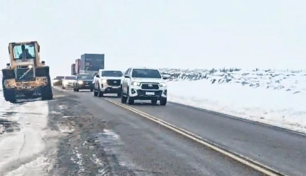 Realizaron caravanas guiadas en el trayecto ida y vuelta entre Comodoro-Trelew