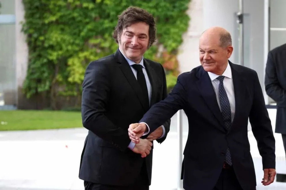 Milei en Europa: reunión clave con el canciller alemán Olaf Scholz