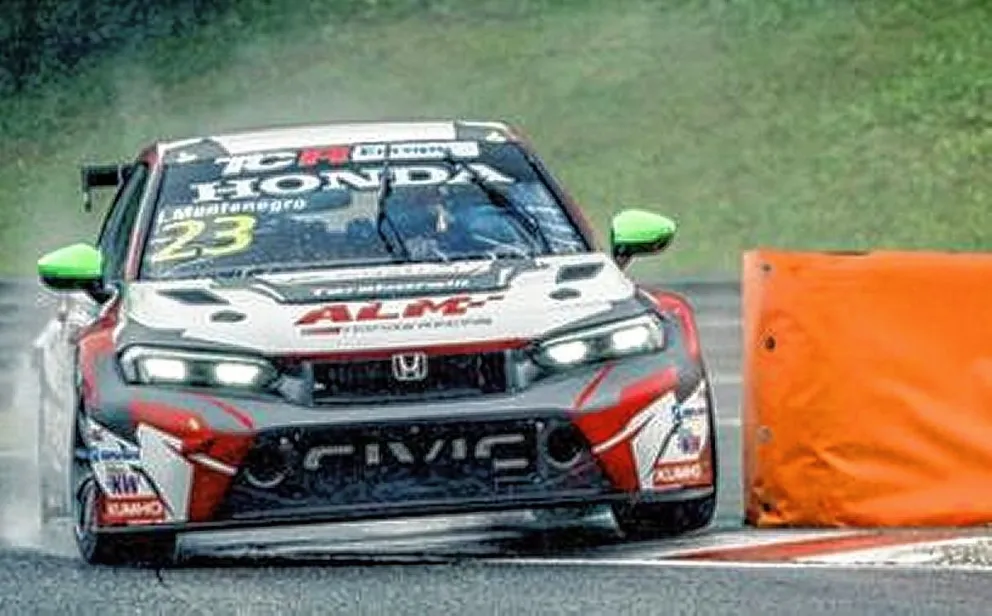Ignacio Montenegro está ubicado tercero en el TCR Aurope