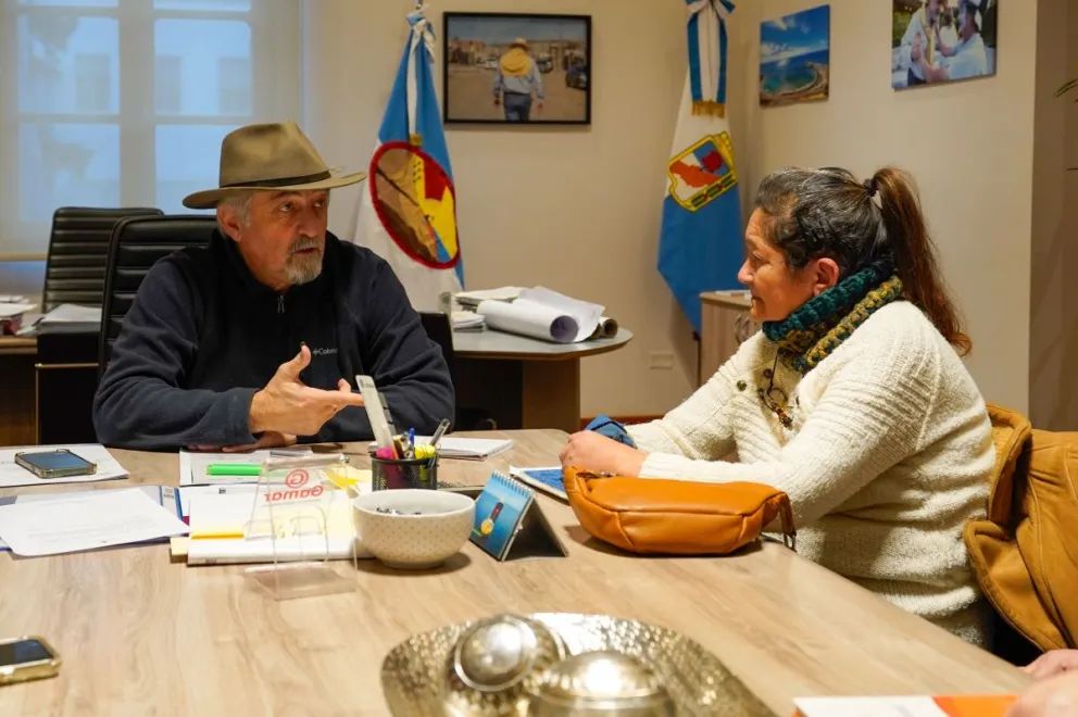 Macharashvili recibió a representantes de la Asociación de Productores de barrio Saavedra