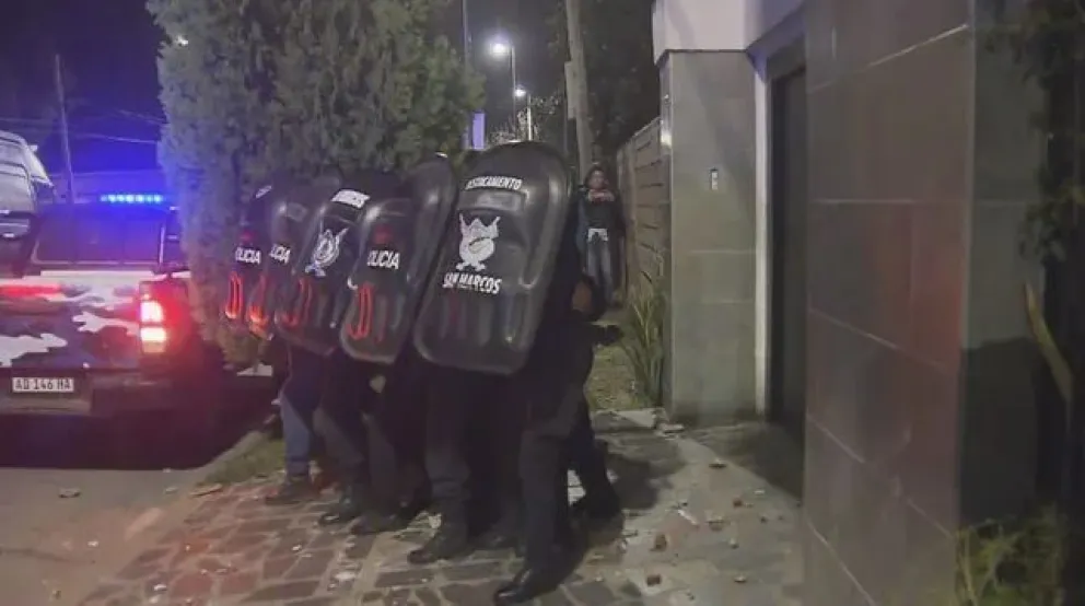 Caso Loan: trasladaron a Laudelina en medio de serios incidentes, con piedras y gases lacrimógenos