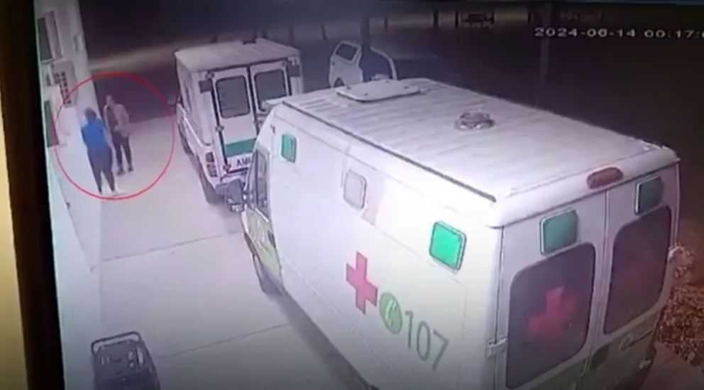 Así llegaba Caillava a una guardia médica horas después de la desaparición de Loan
