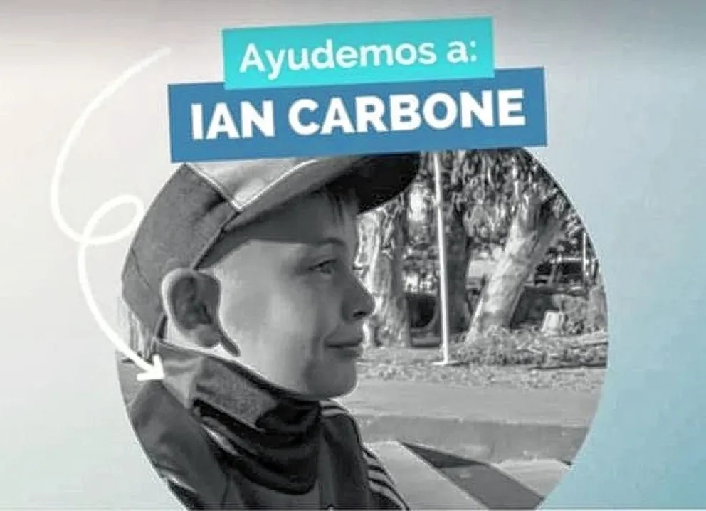 Reúnen fondos para poder pagar la operación de Ian, un menor que sufrió un grave accidente