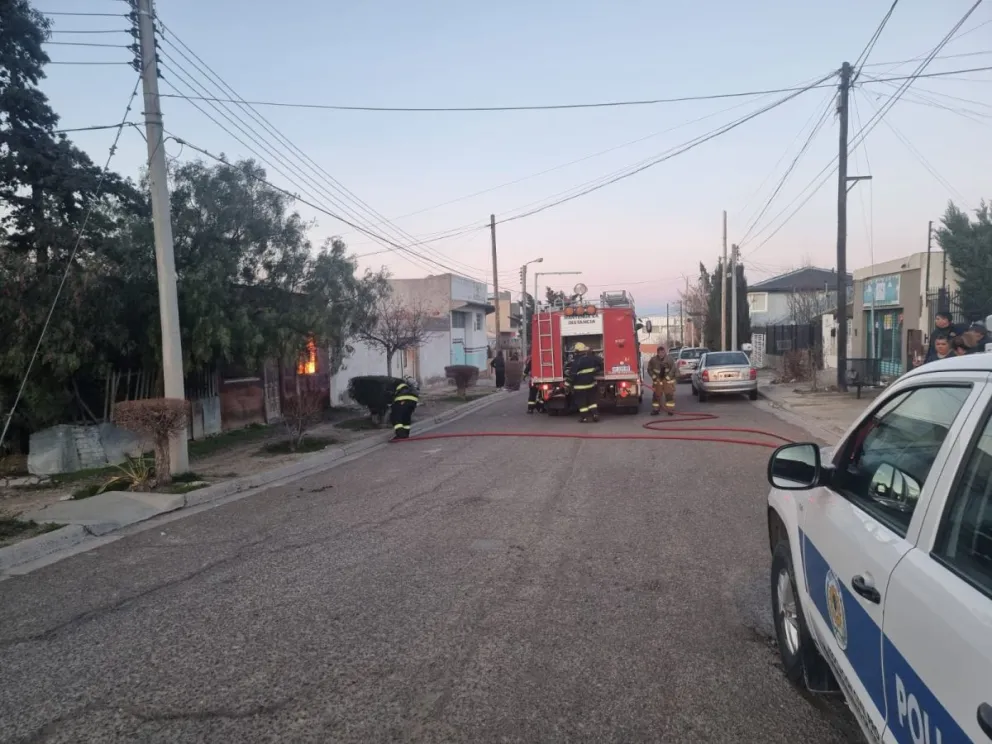 Se incendió la vivienda de un jubilado