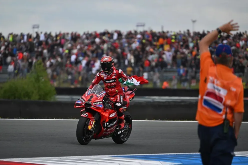 MotoGP: Bagnaia ganó en Alemania y es el nuevo líder del campeonato