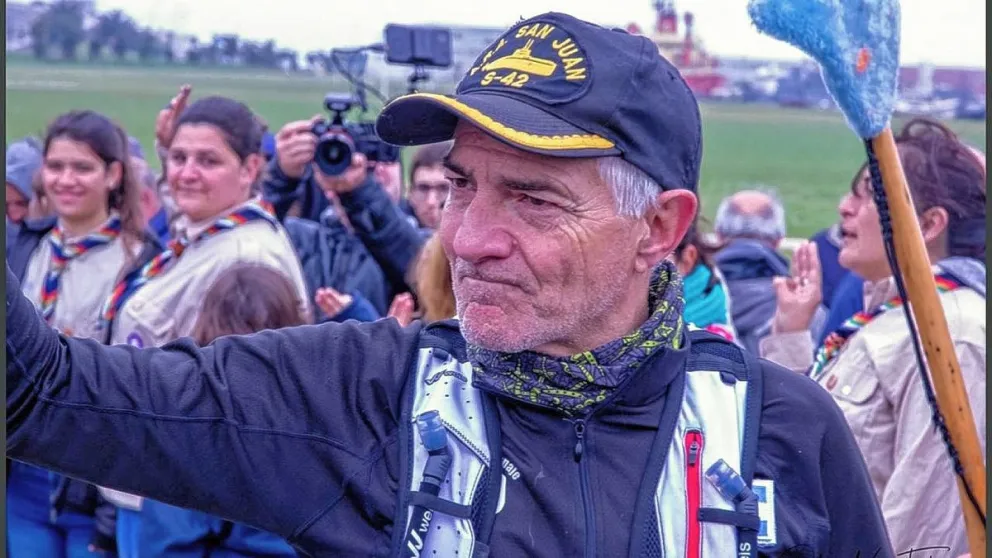 Guillermo Tibaldi salió de Mar del Plata a pie para recorrer más de 3.000 kilómetros