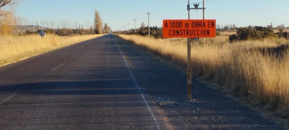Reparan la Ruta N° 7 entre Gaiman y Dolavon