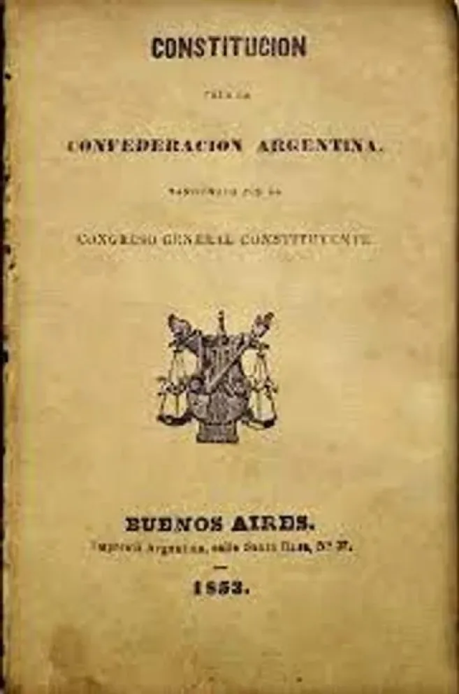 El ejemplar original de 1853 de la Constitución Nacional estará en la firma del Pacto de Mayo