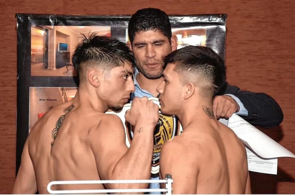 Kick boxing: Erik Cheuque consiguió otra victoria en Río Gallegos
