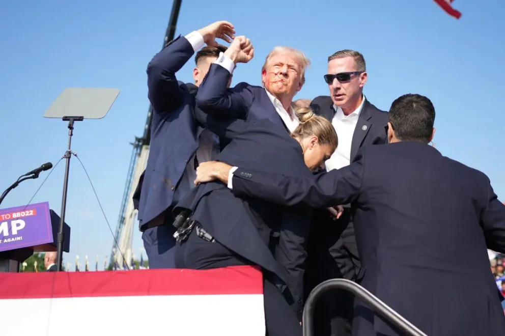 Estados Unidos: Donald Trump fue herido durante un acto de campaña