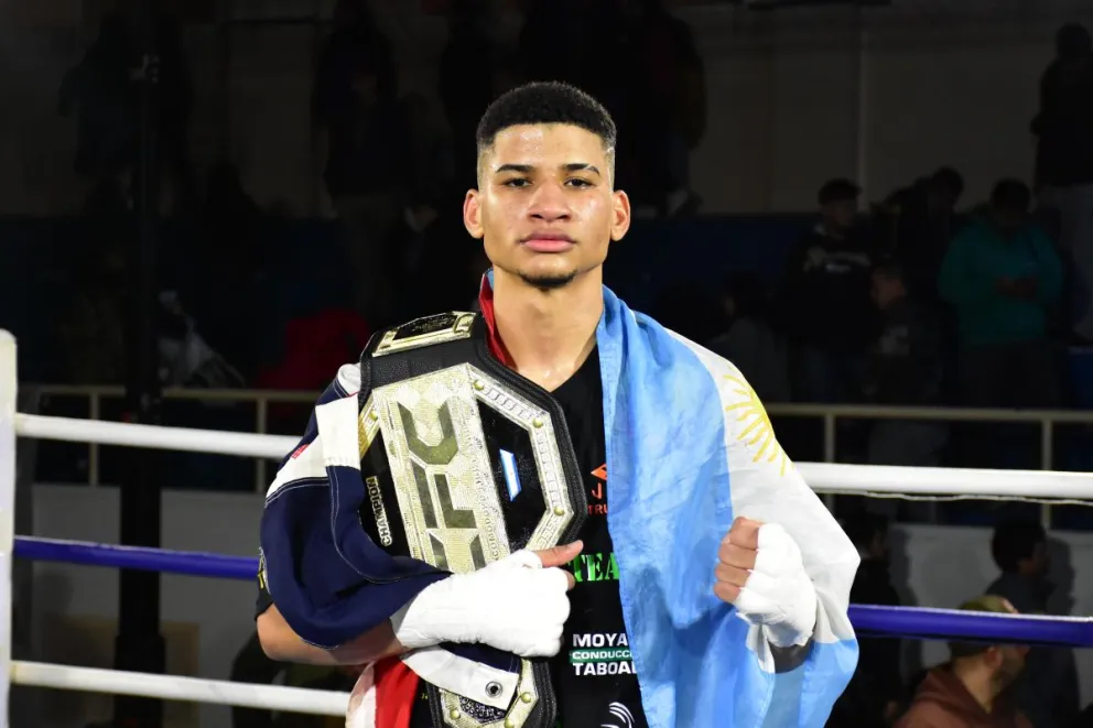 Kickboxing: Anthony Guzmán se lució en el II Rysk Combat Patagónico