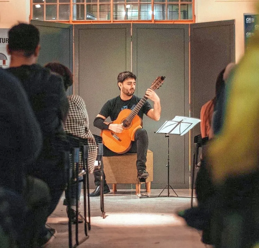 Sebastián Barrionuevo en el Auditorio del Centro Cultural