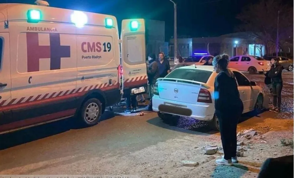 Madryn: Violento choque y un nacimiento en pleno caos asistido por una enfermera