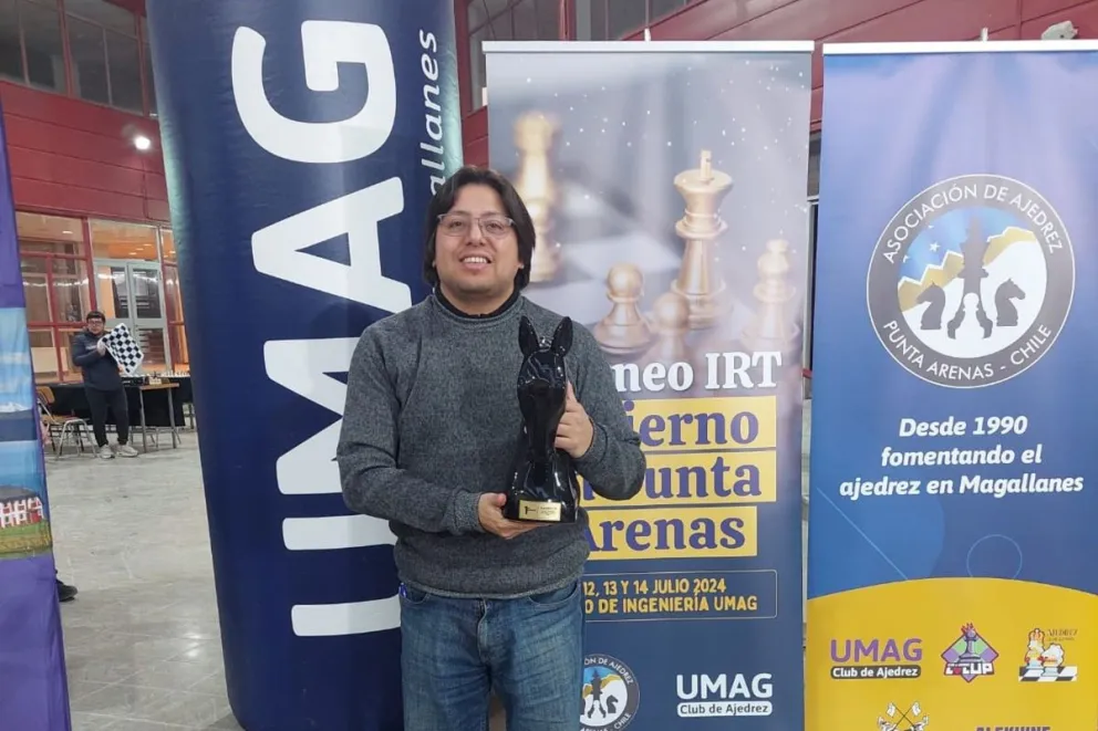 Andrés Aguilar fue campeón en el Torneo Internacional en Punta Arenas