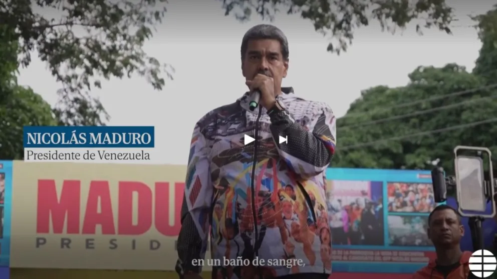 Maduro amenaza con "un baño de sangre" y "guerra civil" si gana la oposición