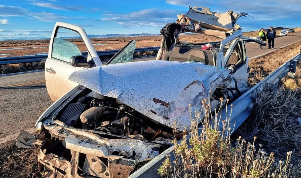 Murió el conductor del automóvil que chocó contra un camión en Ruta 26