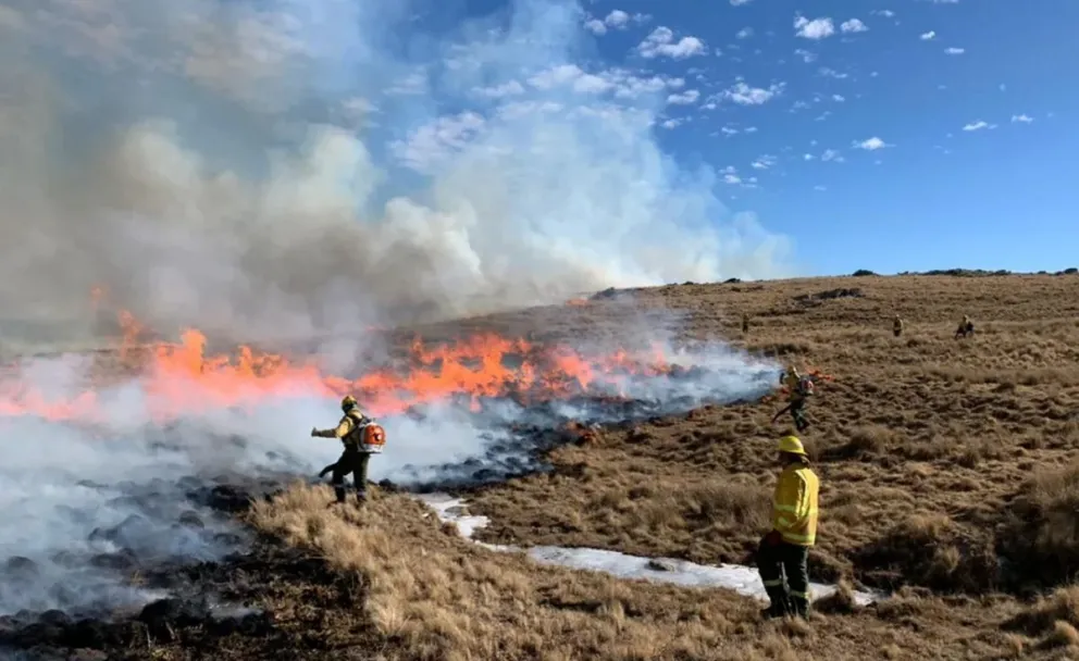 Tres detenidos por el incendio del Cerro Champaquí en Córdoba