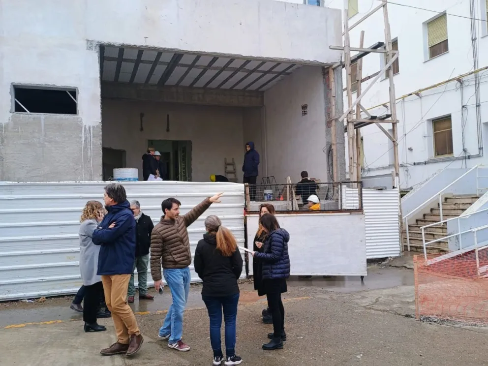 Provincia avanza con las obras para la instalación del resonador del Hospital Regional de Comodoro Rivadavia