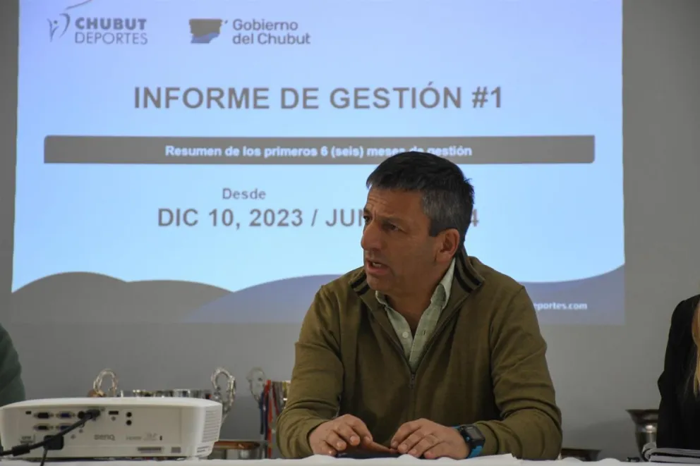 Chubut Deportes presentó el balance del primer medio año de gestión