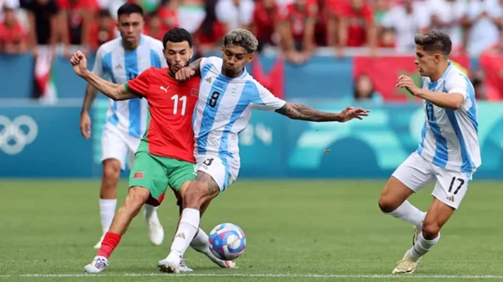 Finalmente le anularon el gol a la Selección argentina Sub 23, que perdió ante Marruecos