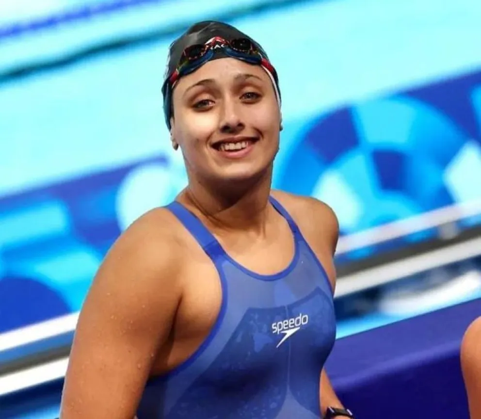La joven nadadora argentina Agostina Hein brilla en su debut olímpico