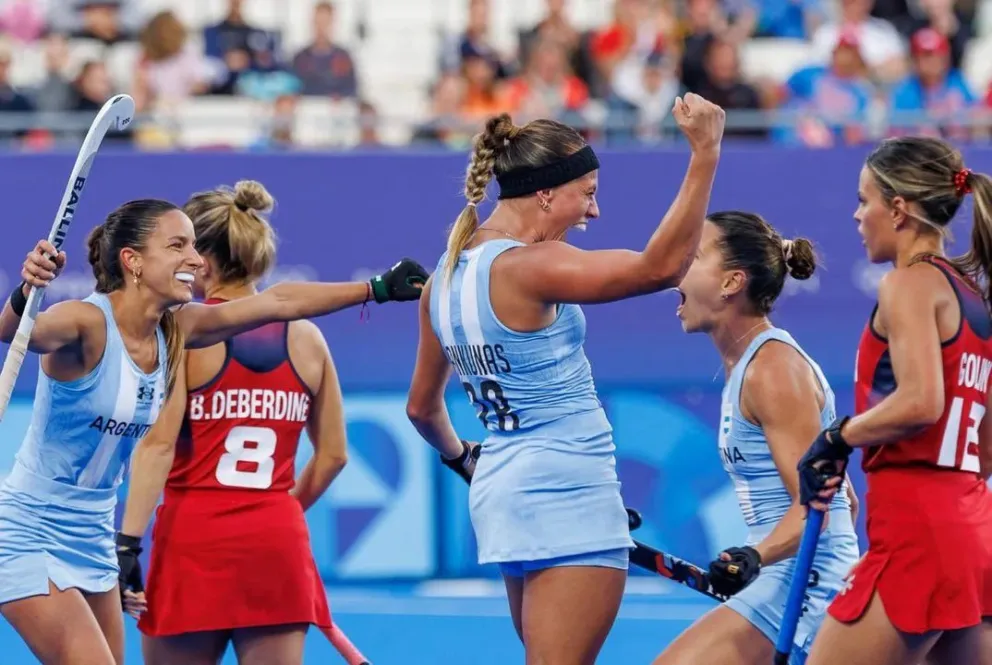 Las Leonas golearon en su debut en los Juegos Olímpicos de París