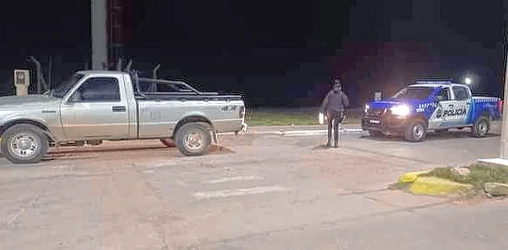 Raid delictivo en Deseado: la policía recuperó una camioneta robada