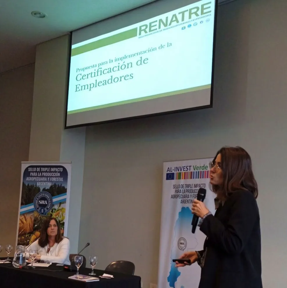 El RENATRE participó de la presentación del "Sello de Triple Impacto" para un futuro sostenible en el campo argentino