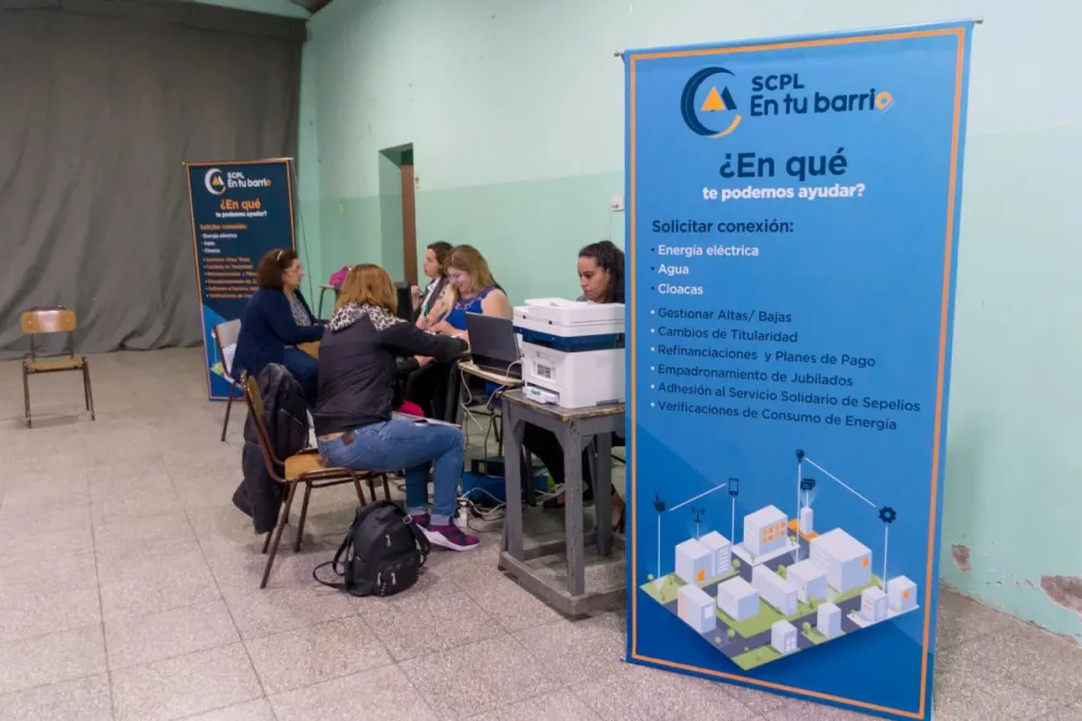 "SCPL en tu barrio" brindará ayuda para la inscripción al subsidio de energía