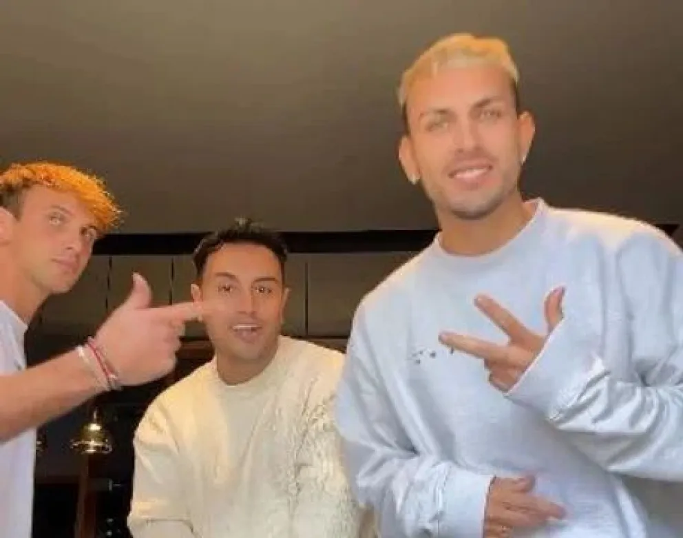 Paredes, Bautista y “Pablito” Castillo se mostraron juntos y generan intriga en las redes sociales