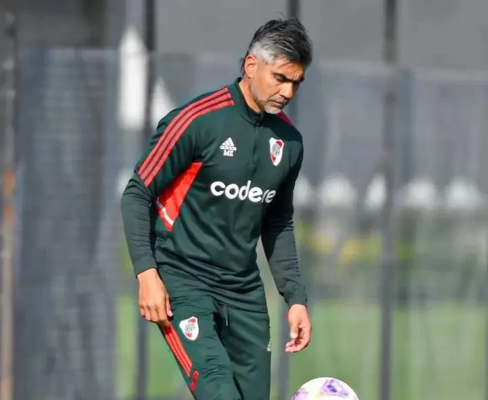 Marcelo Escudero dirigirá a River este domingo frente a Unión por la Liga Profesional