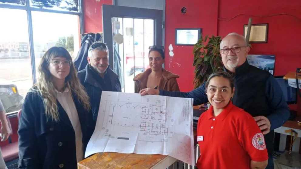 Destacan los avances de la futura obra del cuartel de Bomberos Voluntarios de Camarones