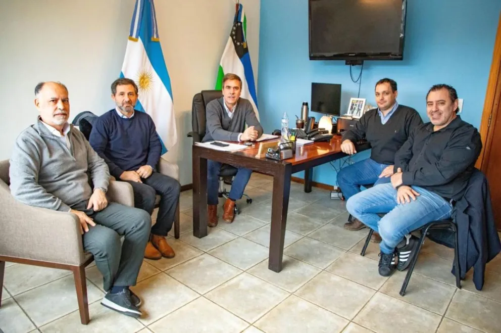 El presidente del Banco del Chubut se reunió con el intendente de El Bolsón