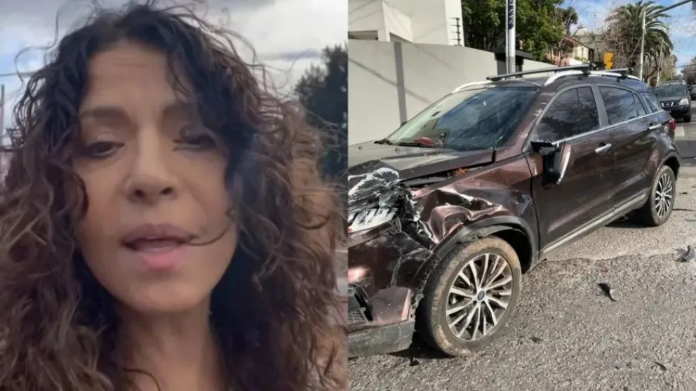 Patricia Sosa sufrió un accidente en su camioneta, en la que viajaba con su mamá: "Están vivas de milagro"