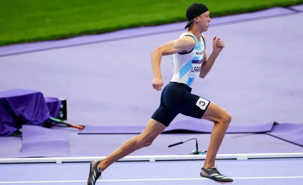 Juegos Olímpicos: Larregina no pudo clasificar a la final de los 400 metros