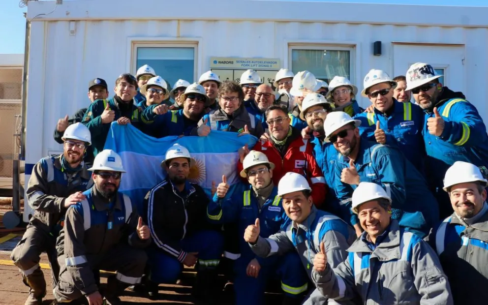 Milei visitó Vaca Muerta y se reunió con los principales empresarios del sector energético