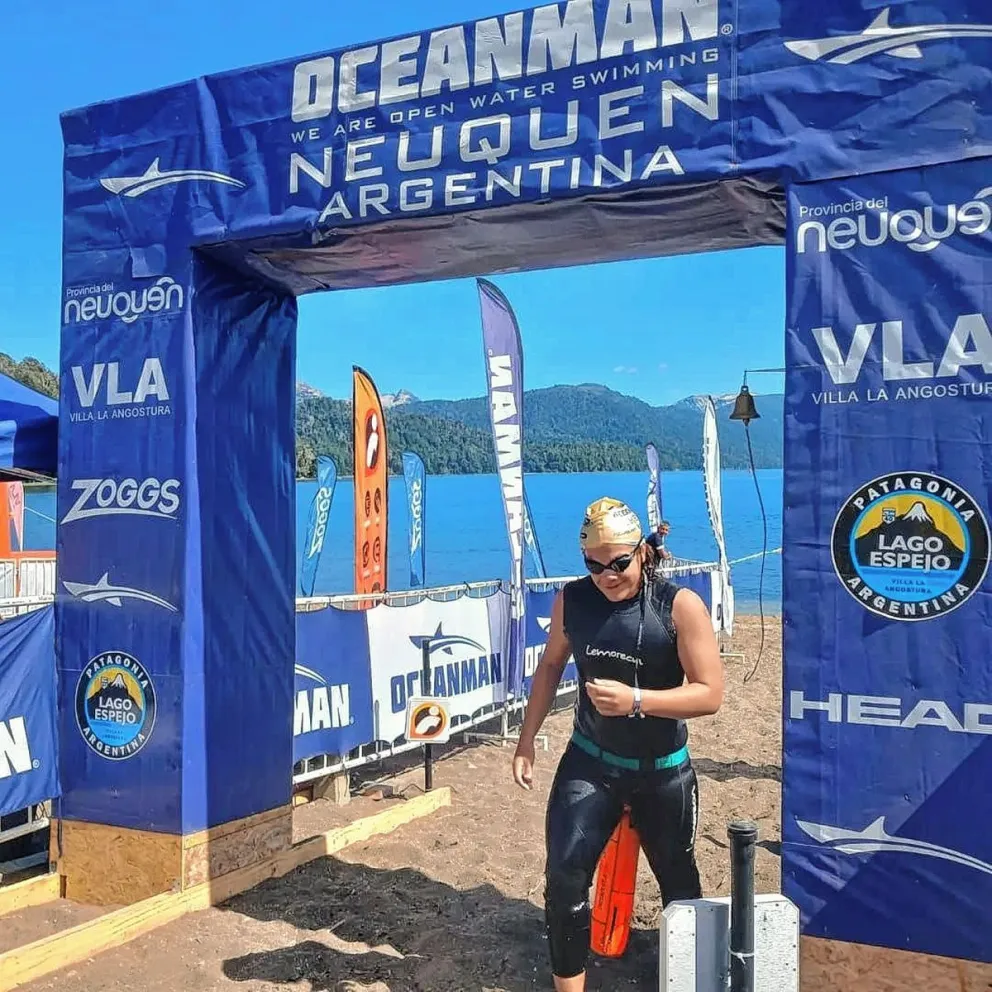 Bautista Wisky al Mundial de Aguas Frías, en El Calafate