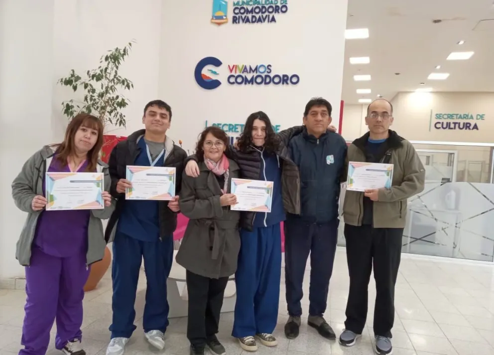 Entregaron certificaciones a nuevos masajistas en Comodoro