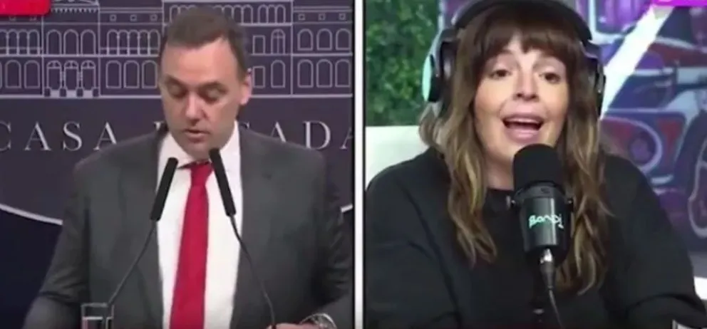 La PICANTE respuesta de Dalma Maradona a Adorni tras el NINGUNEO a su papá: “es un muppet”