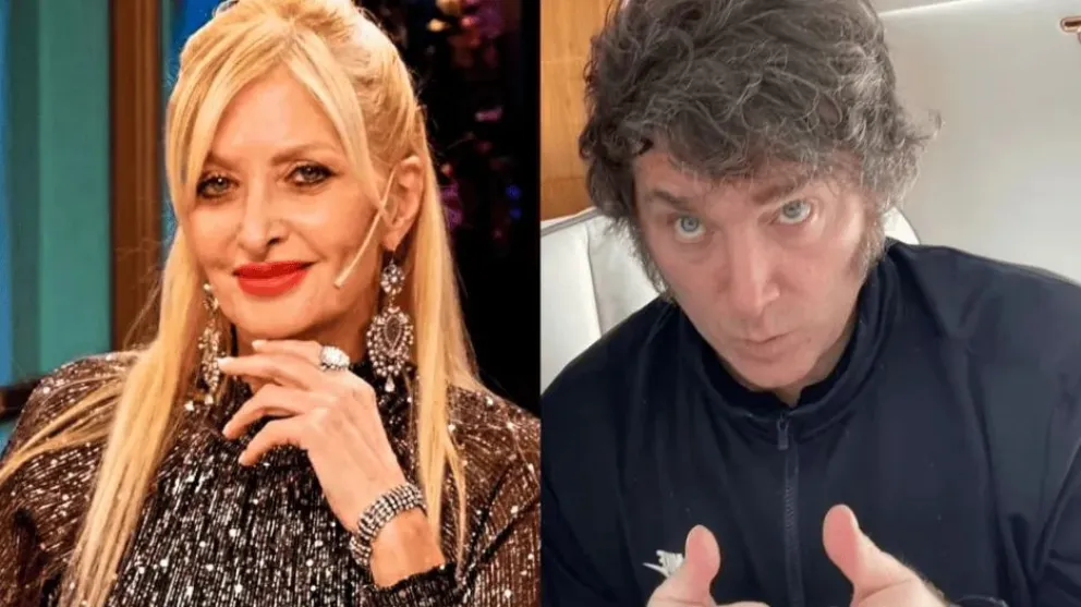 Javier Milei y Yuyito González se dieron su primer beso en público: el video