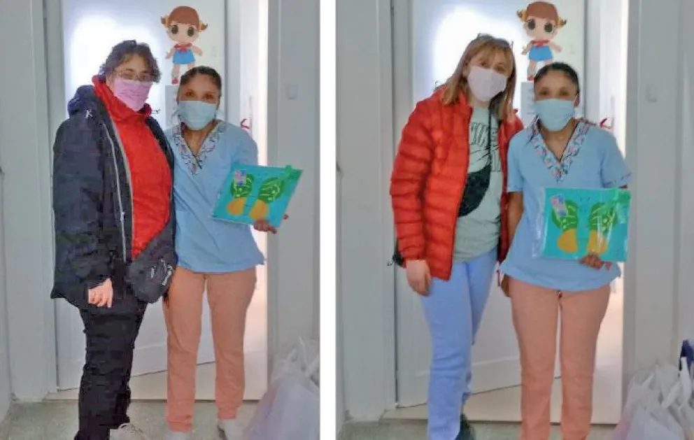 Día de las Infancias Solidario: Taller de arte entrega libros y rompecabezas a niños de Oncología en el Hospital Regional