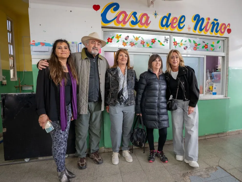 Othar compartió los festejos de la Casa del Niño