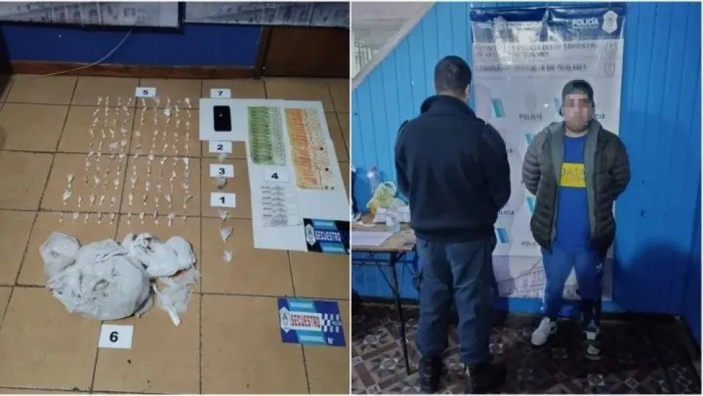 Ex preso volvió a la cárcel: vendía drogas cerca de escuelas y plazas
