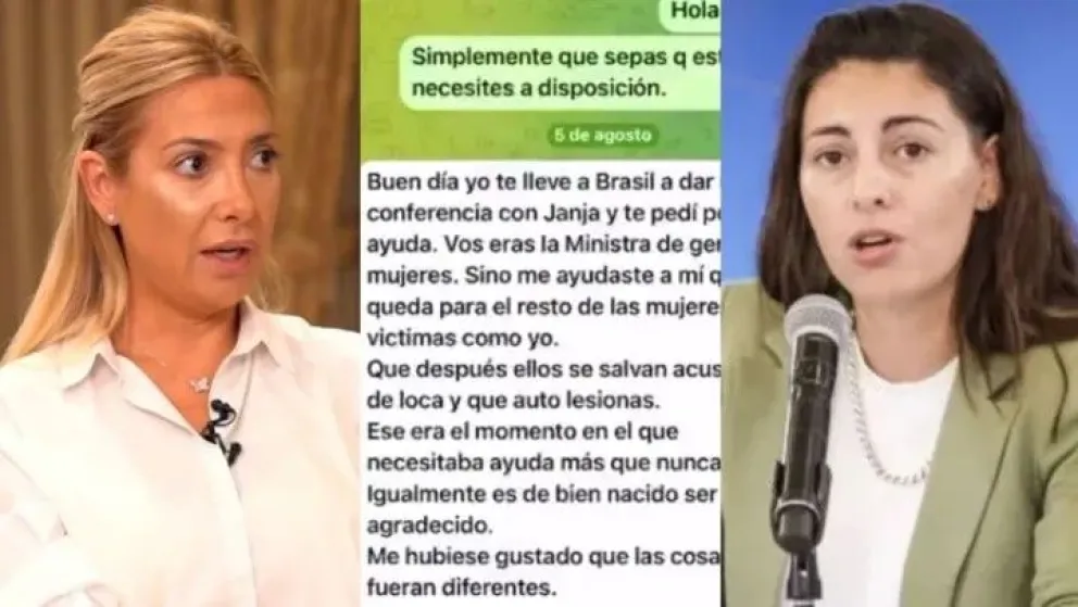 Fabiola Yáñez aportó los chats con Ayelén Mazzina a la Justicia: "La estoy pasando fatal"