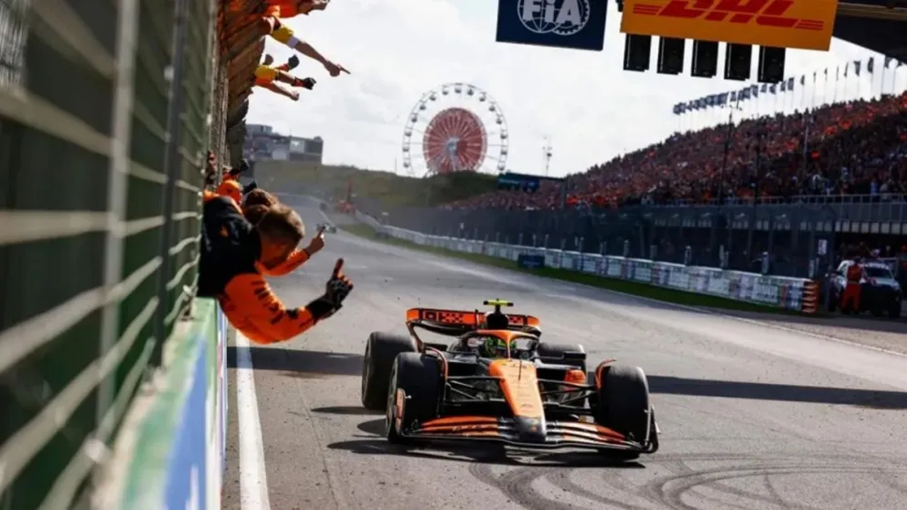 Fórmula 1: Lando Norris GANÓ el GP de Países Bajos, la casa de Max Verstappen