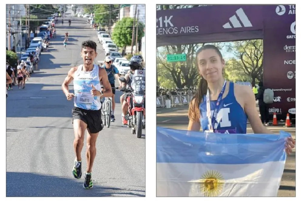 Micaela Levaggi e Ignacio Erario, que estuvieron en Crónica, fueron los mejores argentinos