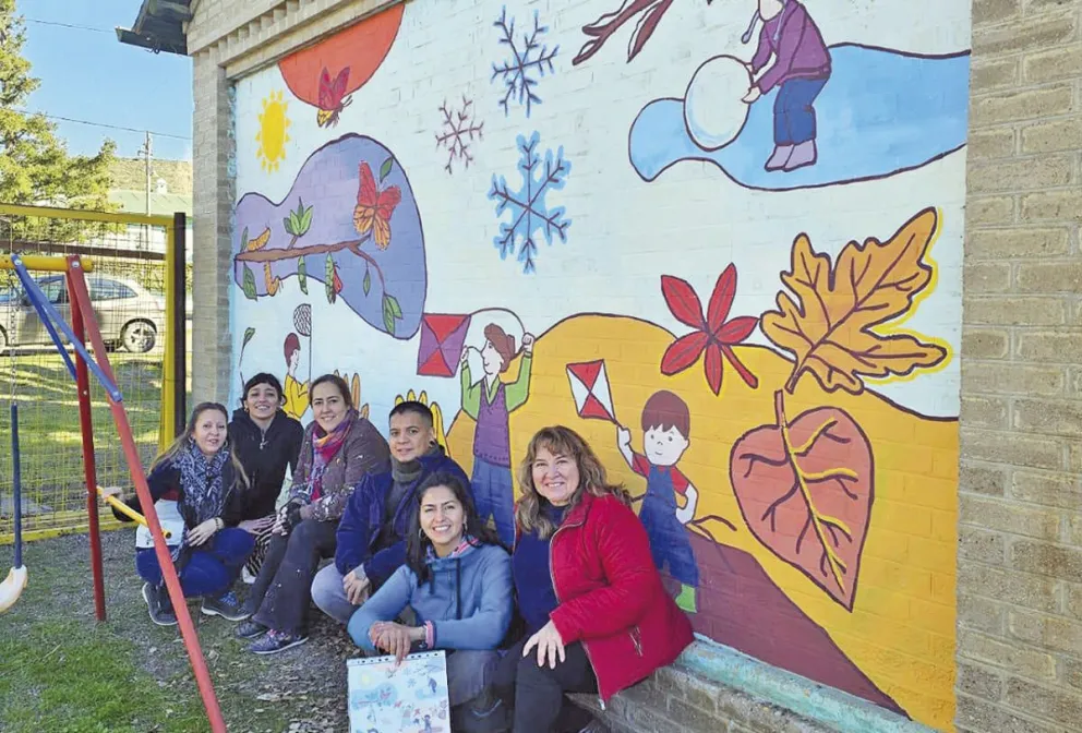 Nuevo mural colectivo en el CPB del barrio Diadema
