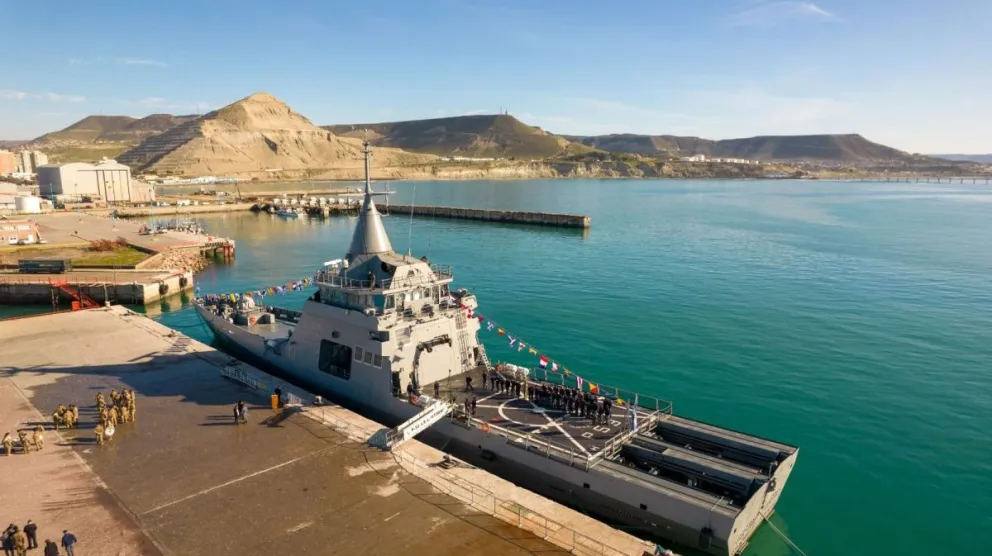 Llegó a Comodoro el patrullero oceánico ARA Almirante Storni y podrá ser visitado por la comunidad