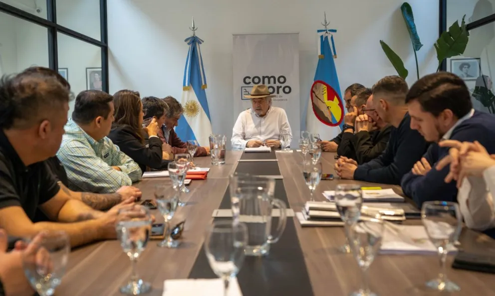 Macharashvili le pidió apoyo a los gremios para declarar la Emergencia Tarifaria en Comodoro